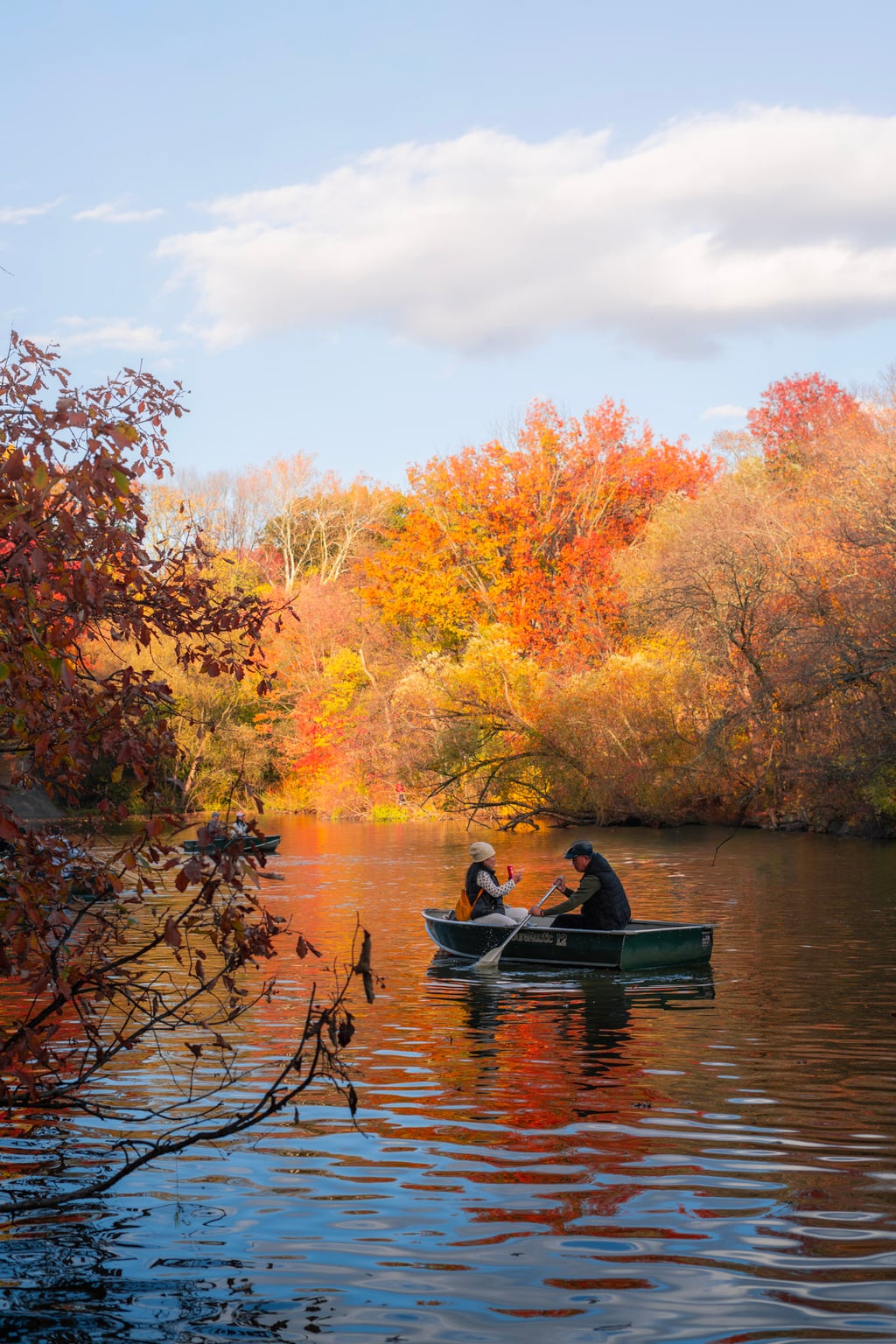 fall rowboat